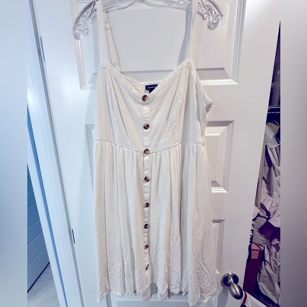 White Torrid Summer Dress